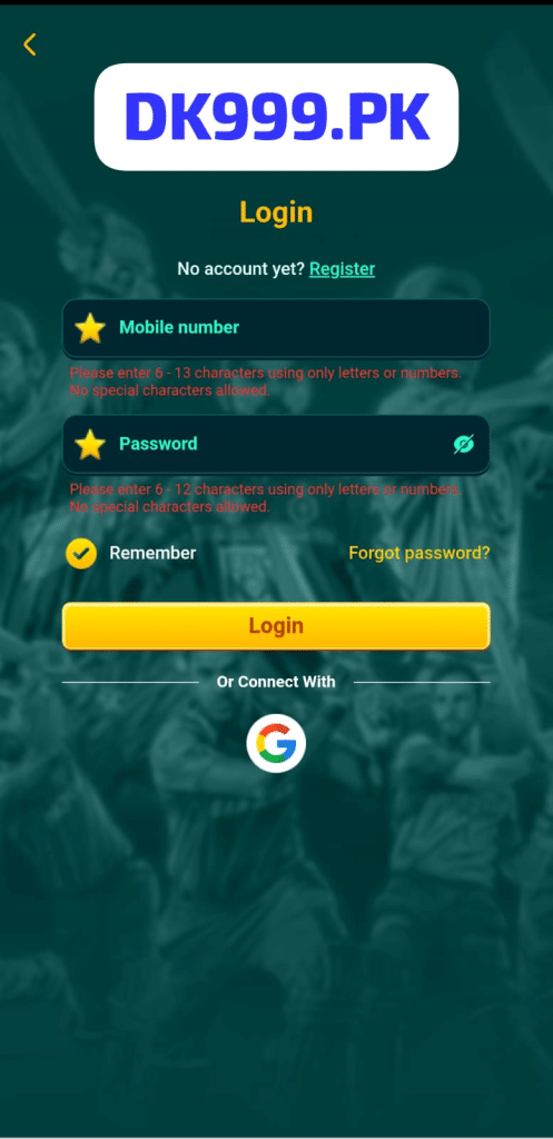 dk999 login